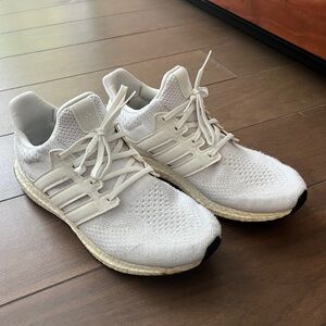Adidas Ultra boost 5.0, triple white, men’s 10